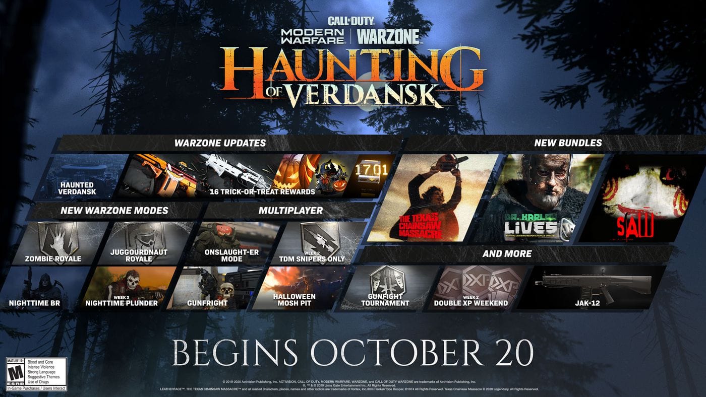 Call Of Duty Modern Warfare Halloween Event Zombie Royale Pixel