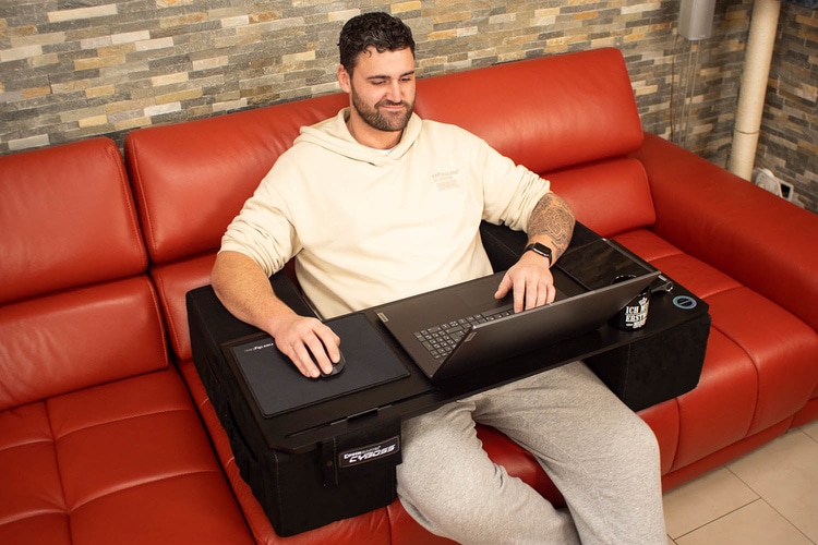 GAMING AND HOME OFFICE SETUP: The CYBOSS Couchmaster will help you greatly