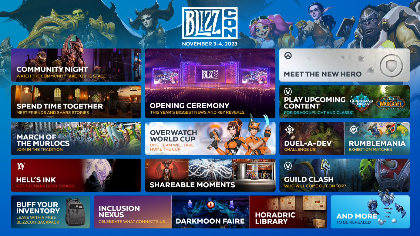 BlizzCon Einblick in das Programm und zusätzliche Tickets PIXEL.